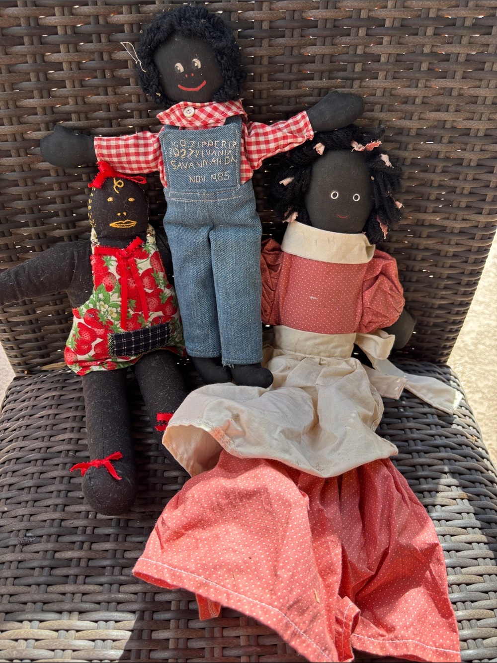 Vintage black American dolls